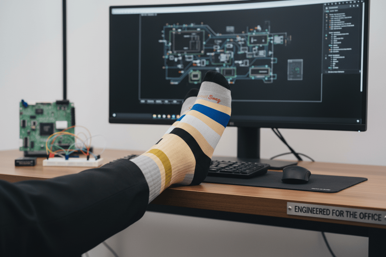 Close-up of 69 Ohm Resistor Socks